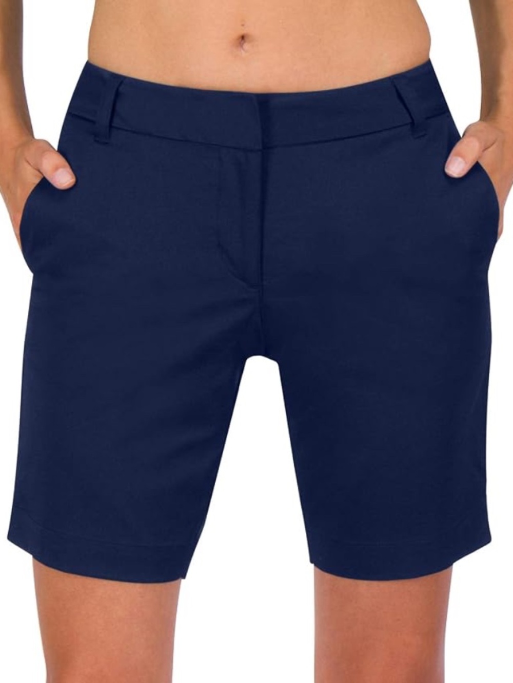 Three Sixty Six Womens Golf Shorts 16 Navy Blue NWOT New Performance Athletic